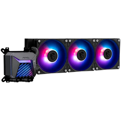 Охладителна система MSI MAG CORELIQUID A15 360, 3x120mm ARGB вентилатори, съвместима с Intel LGA 1700/1851 и AMD AM4/AM5