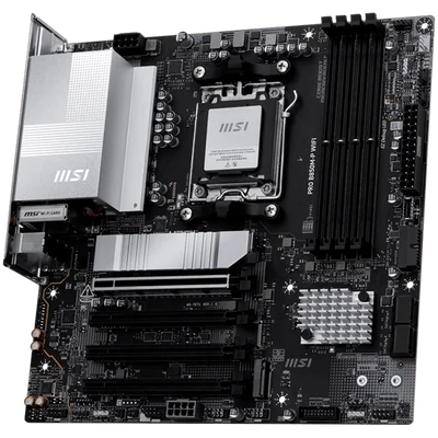 Дънна платка MSI PRO B850M-P WIFI, Socket AM5, DDR5, mATX