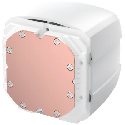 Охладител XIGMATEK Connect Ultra 360 Arctic EN48388, течно охлаждане, бял, Curved OLED помпа, ARGB PWM вентилатори