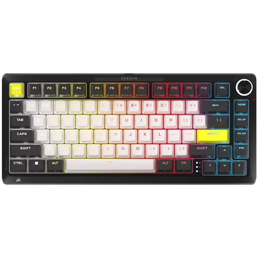 CORSAIR MAKR PRO 75 Hall Effect Gaming Keyboard, Carbon, MGX Hyperdrive (CH-91CE21G-NA/PK)