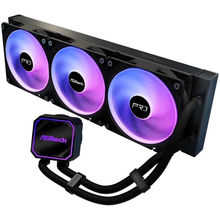 Воден охладител за процесор ASRock Pro 360 ARGB 360 мм 90-APRA36-BAAGA6 Черен
