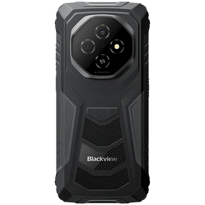 Смартфон Blackview FORT 1 6.56" HD+ 90Hz, Unisoc T615, 6GB RAM, 256GB, Android 15, 10000mAh, Черен, Меоустойчив (MIL-STD)