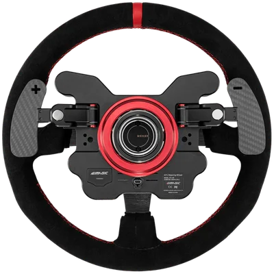 SIMAGIC GT1 Round Steering Wheel, Shifter Paddles, Suede| QR70 Included. S210