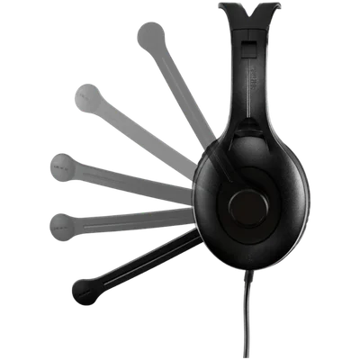 Edifier K800 USB Over-Ear Headphones, 40mm Drivers, Noise-Cancelling Microphone, Inline controls, Black