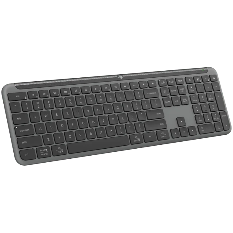 Клавиатура Logitech Signature Slim K950 безжична, Graphite, US подредба