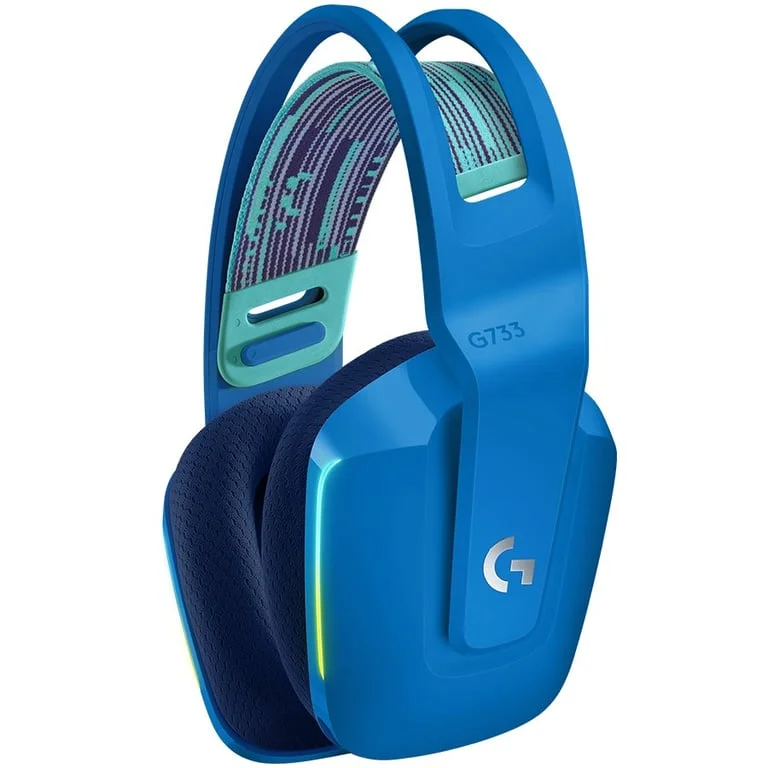 Гейминг слушалки Logitech G733 LIGHTSPEED безжични, RGB, син