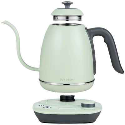 BUYDEEM Electric Gooseneck Coffee Kettle, model K821, color Cozy Greenish EU
