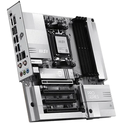 Дънна платка MSI PRO B850M-A WIFI PZ, Micro ATX, Socket AM5, DDR5, Wi-Fi 7, Bluetooth 5.4