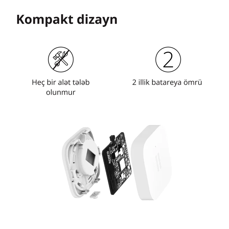 Сензор за вибрации Aqara DJT11LM Бял Zigbee