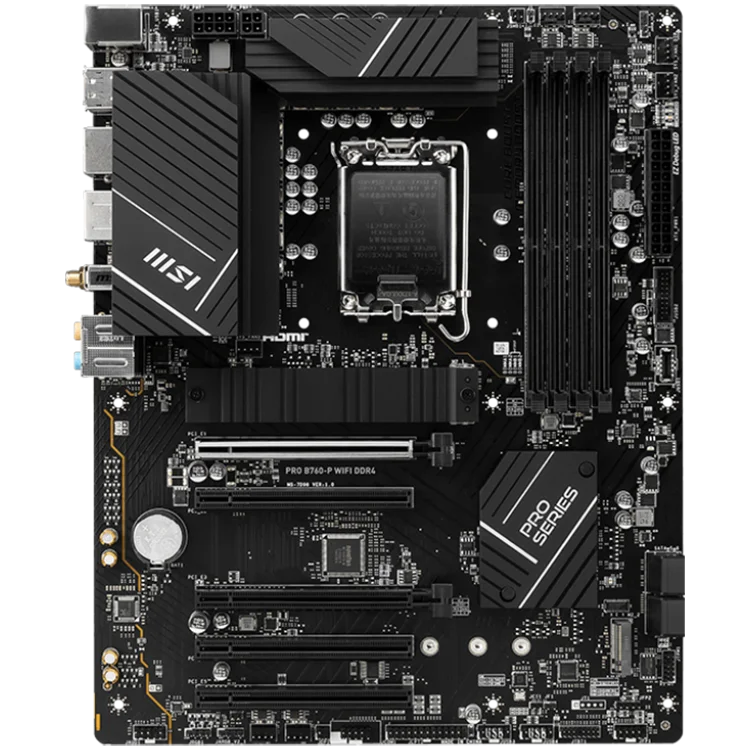 Дънна платка MSI PRO B760-P WIFI DDR4 ATX Socket 1700