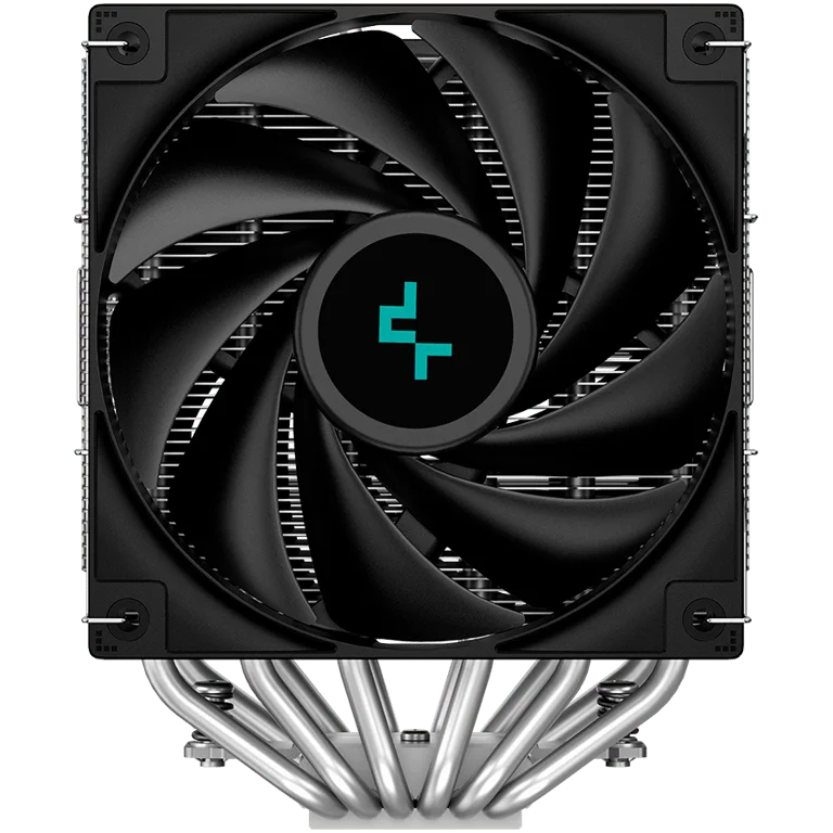 Охладител за процесор DeepCool AG620, 2x120mm PWM вентилатор, TDP 260W, 6 топлинни тръби, LGA2066/2011-v3/2011/1700/1200/115x, AMD AM5/AM4, 129x136x157 mm, черен