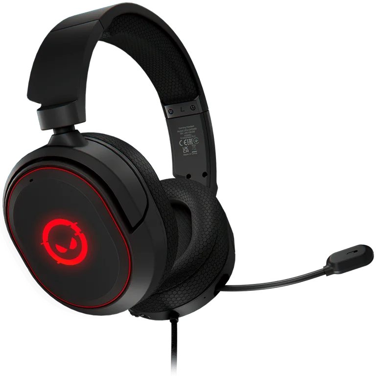 LORGAR Kaya 460, USB Gaming headset with microphone, CM108B, RGB backlight, Plug&Play, USB-A connection cable 2m, fabric ear pads, size: 192*184.7*88mm, 0.329kg, black