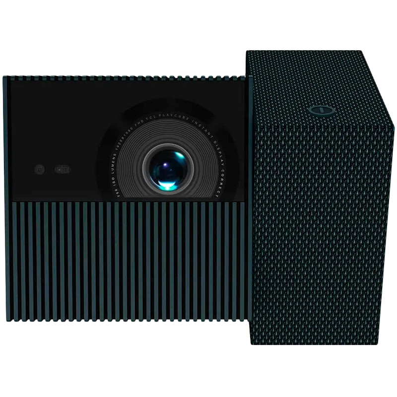 TCL PLAYCUBE Projector, 1080P Native, 750 ISO Lumens, Google TV, Netflix Certified, 5W Speaker, 90° Swivel Stand, 66Wh Battery