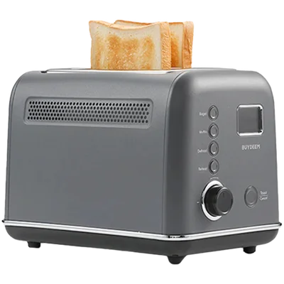 BUYDEEM 2 Slice Automatic Metal Toaster, model DT730E, color Ink Grey, EU