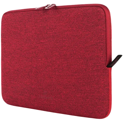 TUCANO MELANGE Sleeve for MacBook Air 15 (2023) / MacBook Pro 15 (2016-2019) / Laptop 14 / Laptop 13, Burgundy