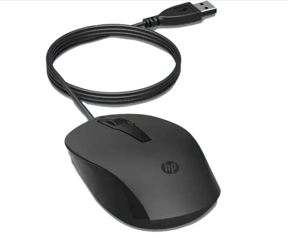 Мишка с кабел HP 150 Wired Mouse