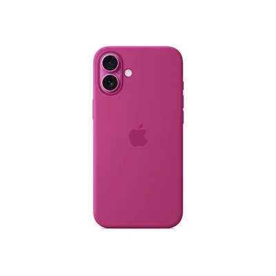 Apple iPhone 16 Plus Silicone Case with MagSafe - Fuchsia (Seasonal)