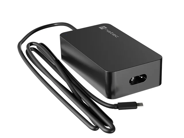 Зарядно Natec Grayling GaN 65W USB-C за лаптопи, таблети и смартфони