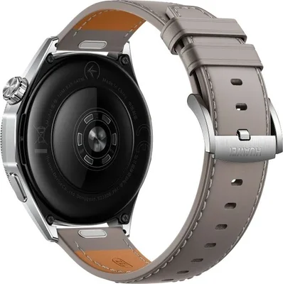 Смарт часовник HUAWEI Watch GT 7 Atum-B39L, 1.47" дисплей, HarmonyOS 6.1, сив корпус, сива кожена каишка