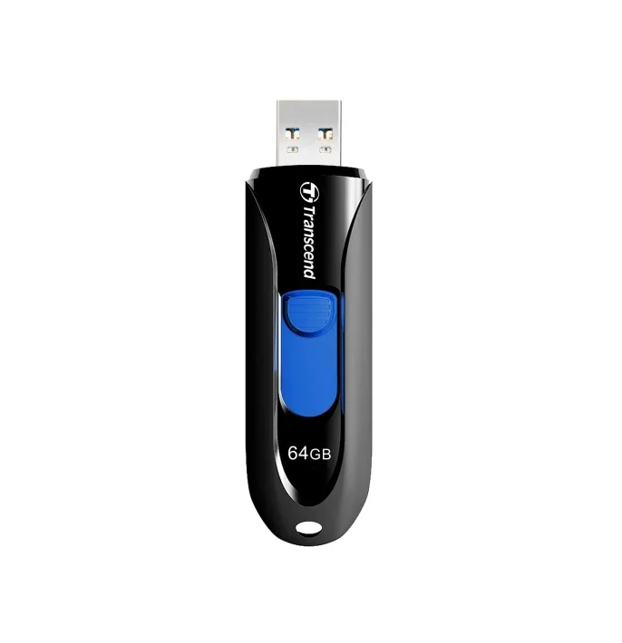 USB флашка Transcend 64GB USB 3.1, черен