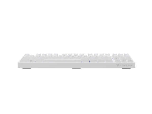 Геймърска клавиатура Genesis Thor 404 TKL White RGB US Layout Yellow Switch