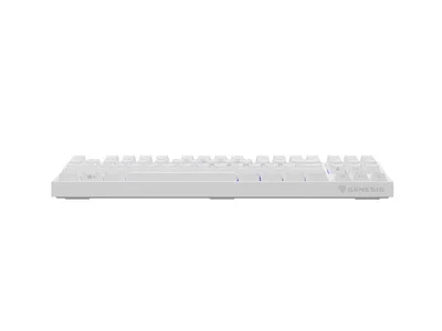 Геймърска клавиатура Genesis Thor 404 TKL White RGB US Layout Yellow Switch