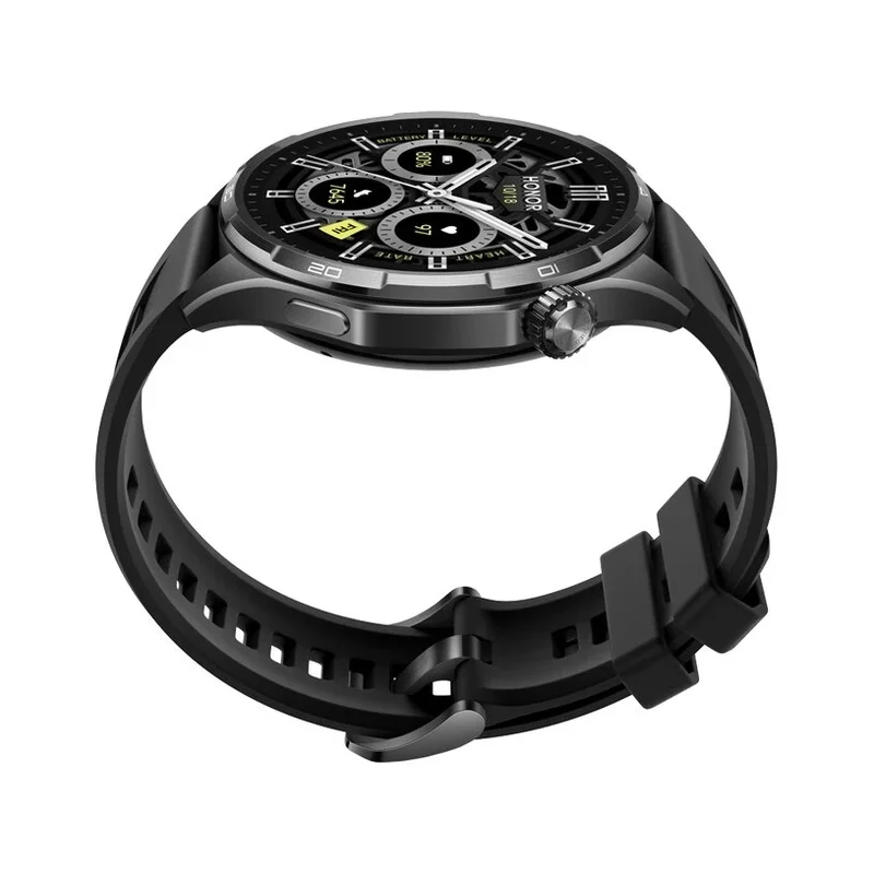 Honor Watch 6 BT 32MB+4GB Shadow Black Black Fluoroelastomer Strap EU Version