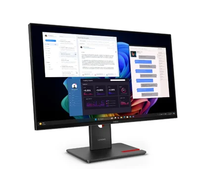 Lenovo ThinkVision T27ud-40 27" IPS WLED, 3840x2160, 16:9, 48Hz - 60Hz, 4ms, 350 cd/m2, 1500:1, USB hub, HDMI, USB-C, RJ45, Tilt, Swivel, Pivot, Height Adjust Stand