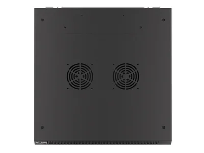 Lanberg rack cabinet 19" wall-mount 6U/600x600 for self-assembly with metal door black (flat pack)