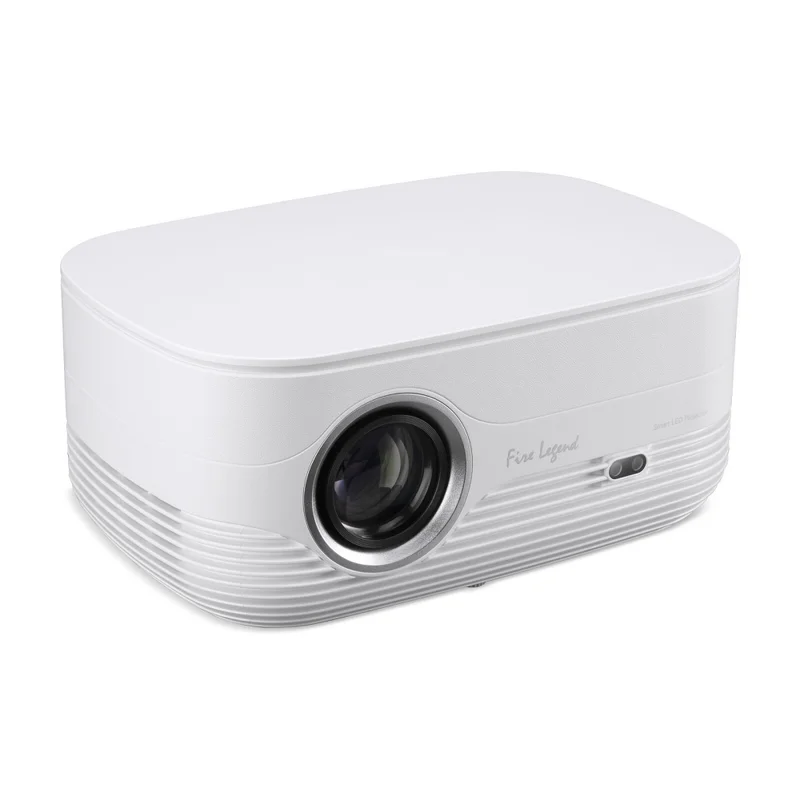 Мултимедиен проектор AOPEN QF81 (от Acer), LCD, Full HD (1920x1080), 1200 lm, LED, 1000:1, HDMI, USB, говорител, бял