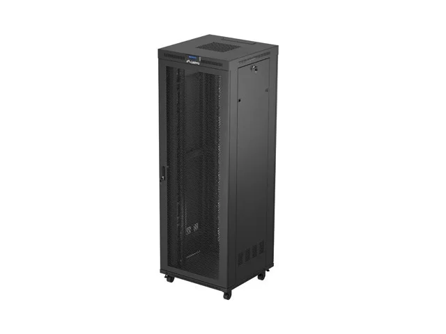 Lanberg rack cabinet 19" free-standing 47U/800X800 (FLAT PACK) with mesh door LCD black