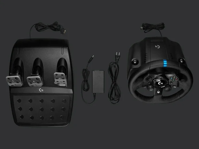 Волан с педали Logitech G923 PC/Xbox, черен, USB