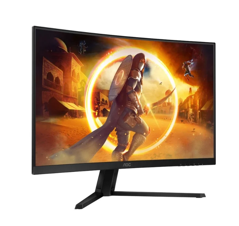 AOC CQ32G4VE, 31.5" Curved 1500R, Fast VA WLED, 2560x1440@180 Hz, 1ms GtG, 0.5ms MPRT, 300 cd/m2, 3500:1, 80M:1 DCR, Adaptive Sync, Flicker Free, Low Blue Light, Tilt, 2xHDMI, DP