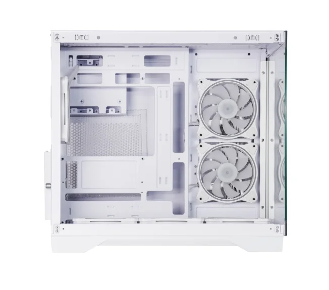 Кутия за компютър Chieftec Visio White Middle Tower, прозрачен страничен капак, бял