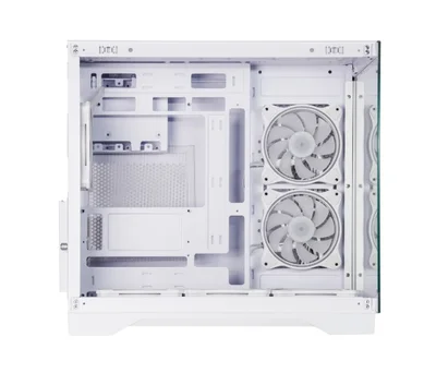 Кутия за компютър Chieftec Visio White Middle Tower, прозрачен страничен капак, бял