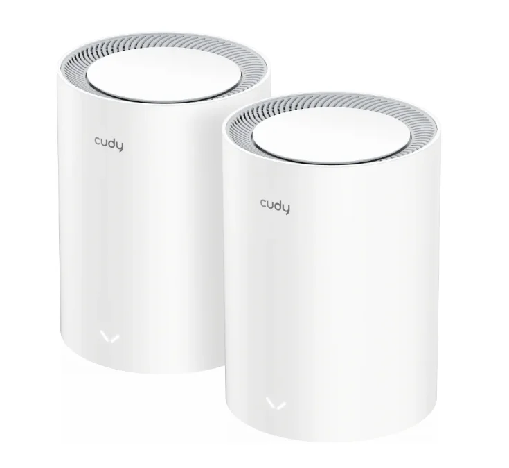 Cudy M3000 (2-Pack) AX3000 Wi-Fi 6 Mesh Dual-Band 2402Mbps at 5GHz + 574Mbps at 2.4GHz