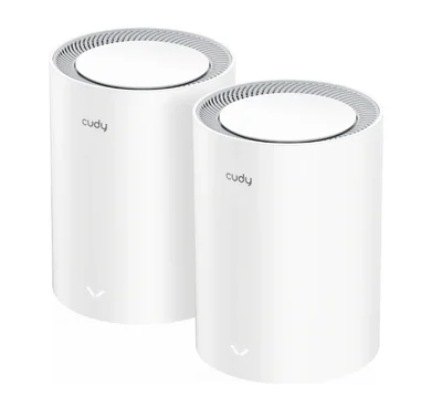 Cudy M3000 (2-Pack) AX3000 Wi-Fi 6 Mesh Dual-Band 2402Mbps at 5GHz + 574Mbps at 2.4GHz