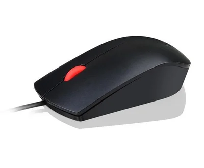 Мишка Lenovo Essential USB 4Y50R20863, оптична, 1600 dpi, кабелна, черна