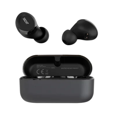 HiFuture Yacht Black, High-end Metal TWS Earbuds, 5+15hours Play time, Premium Metallic Charge Case,  DynaBoost Bass Technology Inside, Bluetooth 5.3, IPX, Comfort Fit