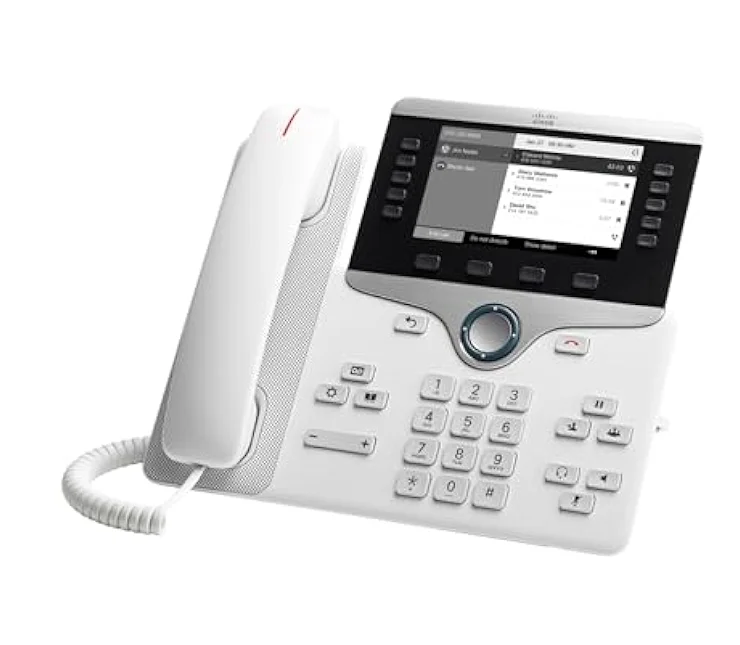 VoIP телефон Cisco 7841, White, рециклиран