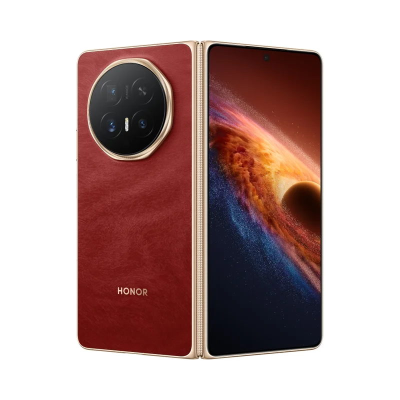 Honor Magic V6 Foldable, Red, Phenom-N49D,  6.52", unfolded 7.95", OLED 2420x1080, unfolded 2352x2172, Snapdragon 8 Elite Gen 5, (2x4.6GHz +6x3.6GHz), 16GB, 512GB, 64+50+50MP/20+20MP, Li-Po 6 660mAh, FPT, BT, USB Type-C, Android 16, MagicOS 10
