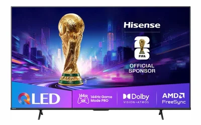 Телевизор Hisense E7Q Pro 65" 4K UHD QLED 144Hz Dolby Vision Черен