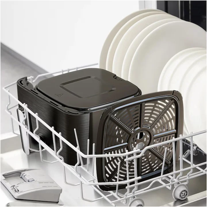 Фритюрник с горещ въздух Tefal Easy Fry Mega Compact EY8618E0 7.5L, 2020W, LED дисплей, Черен