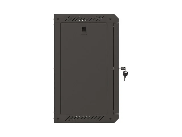 Lanberg rack cabinet 10" wall-mount 9U/300x300 (flat pack) with glass door black