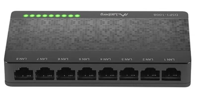 Lanberg switch DSP1-1008 8-port, 1GB/s
