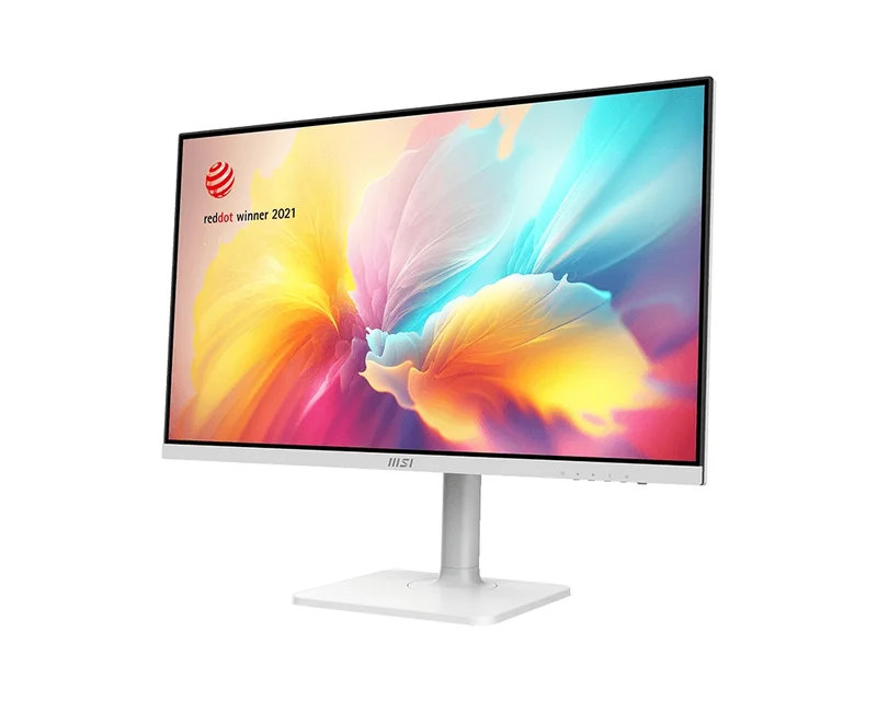 MSI Modern MD2712PW, 27", 100Hz, 1ms, IPS, 1920x1080 (FHD), 16:9, Flat, HDR Ready, EyesErgo, AG, MSI Display Kit, 117% sRGB, 300 nits, 1000:1, RedDot Winner, 1xHDMI1.4, 1xTypeC DP alt. w/PD (15W), Speakers 2x3W, Pivot, Heigh Adj., VESA, White, 5.85kg