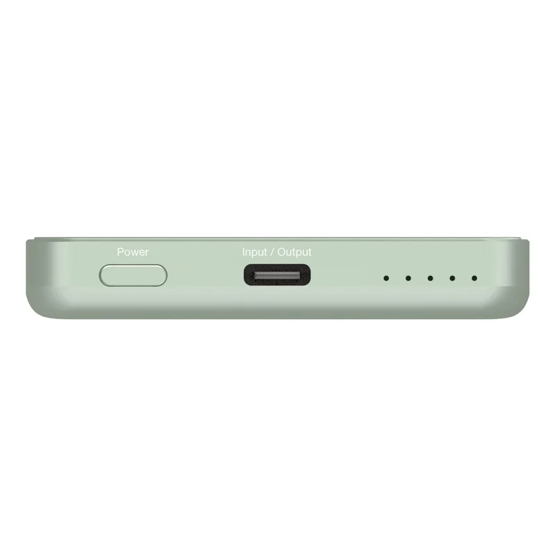 Verbatim Charge 'n' Go Essentials Power Bank Magnetic Wireless 5000mAh Green
