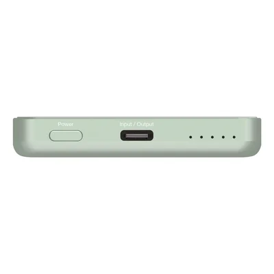 Verbatim Charge 'n' Go Essentials Power Bank Magnetic Wireless 5000mAh Green