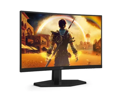 AOC C24G42FE, 23.6" Curved 1500R, VA, WLED, 1920x1080@180Hz OC (Native 144Hz), 4ms GtG, 0.5ms MPRT, 300cd m/2, 3000:1, 80M:1 DCR, Adaptive Sync, FlickerFree, Low Blue Light, Tilt, HDMI, DP