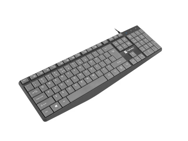 Клавиатура NATEC Nautilus SLIM, Black-Grey, US layout